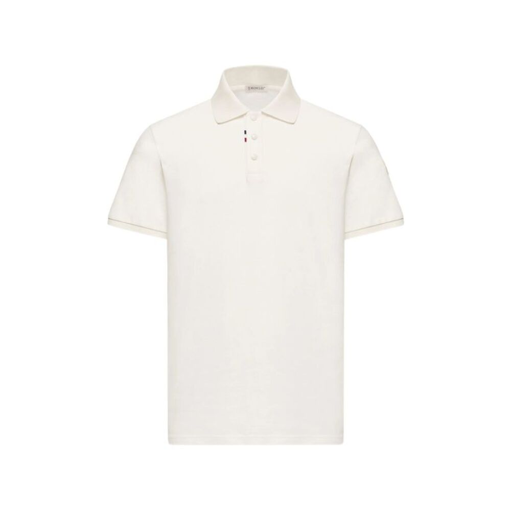 Moncler White Polo Shirts Men